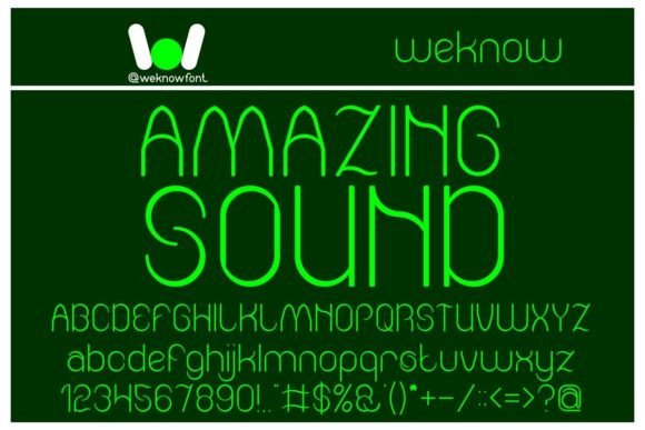 Amazing Sound: The Display Font for Scroll-Stopping Headlines