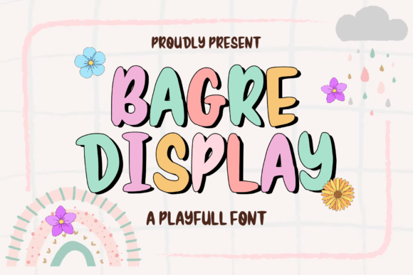 Bagre: A Playful Display Font for Modern Editorial Design