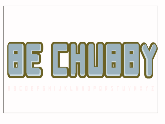 Bechubby: The Friendly Display Font for Editors