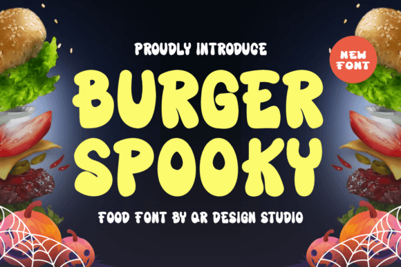 Burger Spooky Font: A Fun Display Typeface for Brands