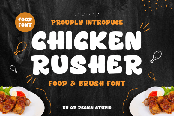 Chicken Rusher: The Joyful Display Font for Viral Content