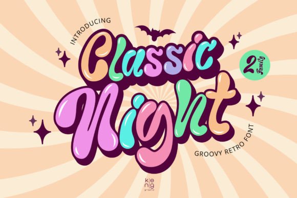 Classic Night Font: A Retro Display Typeface for Branding
