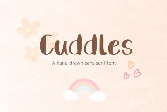 Cuddles: The Playful Display Font for Viral Campaigns
