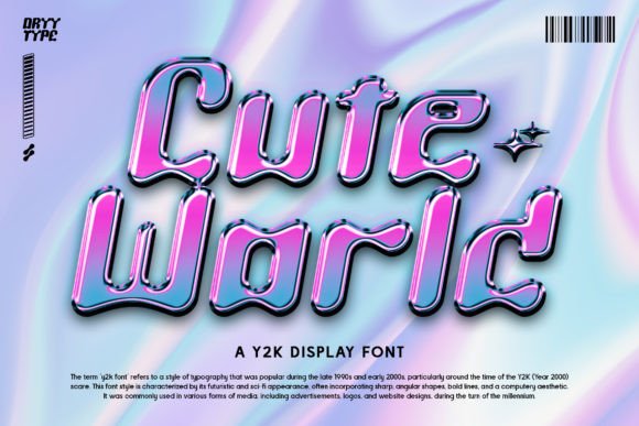 Cute World Typeface: A Playful Font for Branding
