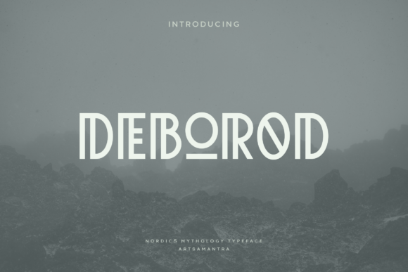 Deborod: A Unique Abstract Display Font for Modern Web Design