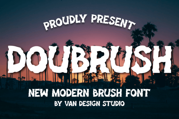 Doubrush: The Quirky Display Font for Scroll-Stopping Ads