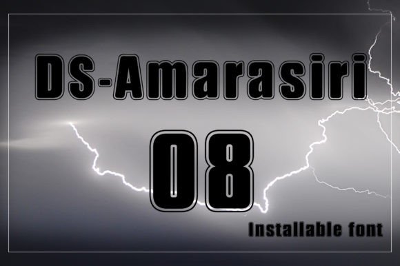 Ds Amarasiri: A Dynamic Display Typeface for Editorial Impact