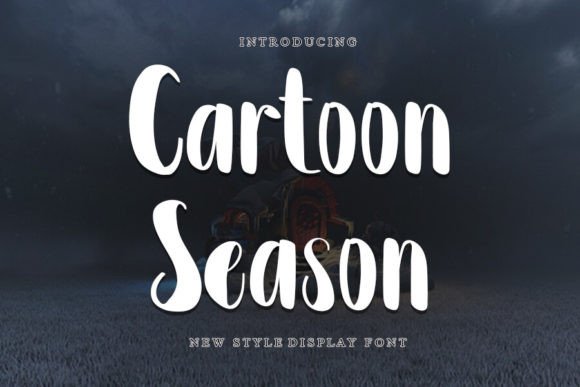 Elevate Your Crafts with Cartoon Season Display Fonts