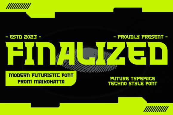 Finalized Font Review: A Futuristic Display for Modern Design