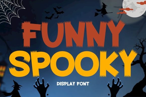Funny Spooky: A Bone-Chilling Display Font for Halloween Branding