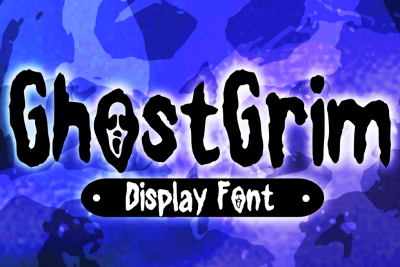 Ghost Grim: A Vintage Horror Display Font for Editors