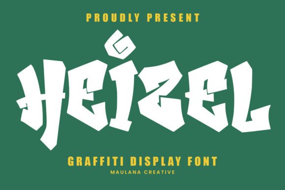 Heizel Graffiti: A Bold Typeface for Modern Editorial Design