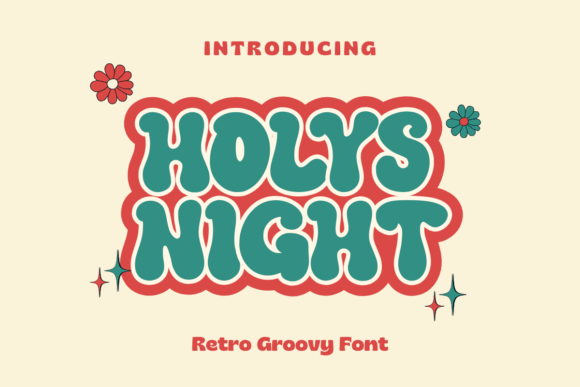 Holys Night: A Retro Groovy Typeface for Bold Branding