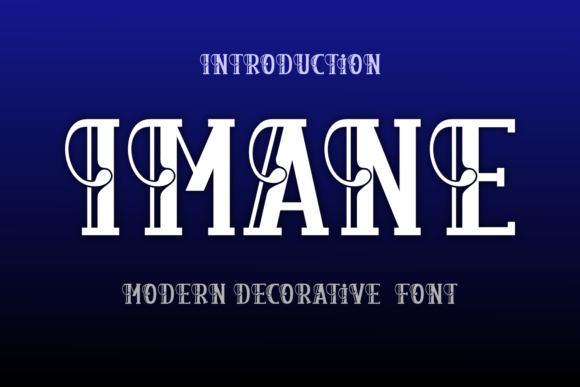 Imane: A Whimsical Display Font for Playful Branding