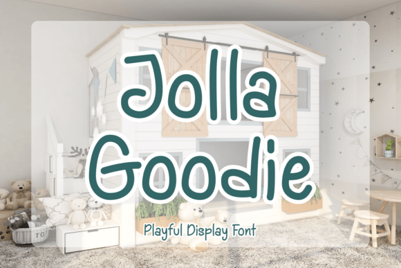 Jolla Goodie: The Childish Display Font for Friendly Branding