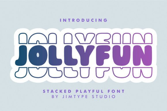 Jollyfun Display Font for Playful Editorial Design