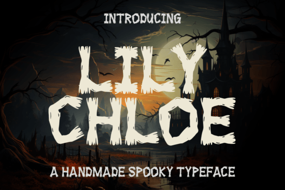 Lily Chloe: A Spooky Display Font for Halloween Editorial Design