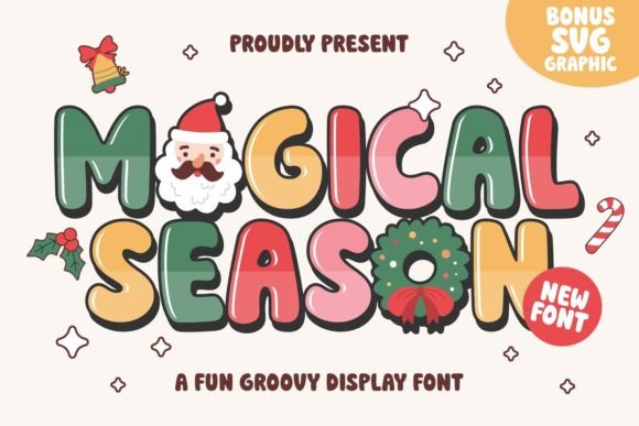 Magical Season: A Bold Retro Display Font for Makers