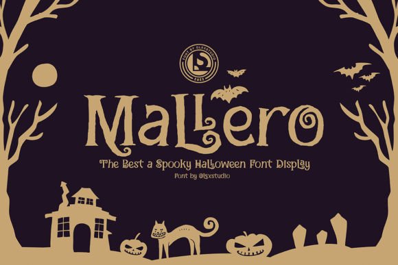 Mallero: The Ultimate Halloween Display Font for Campaigns