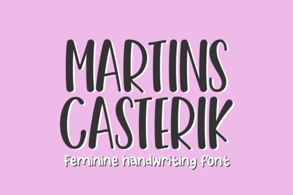 Martins Casterik: A Sweet Handwriting Display Font