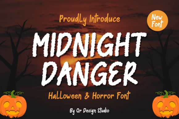 Midnight Danger: The Spooky Display Font for Viral Campaigns