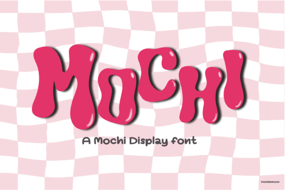 Mochi: A Wavy Display Font for Playful Editorial Design