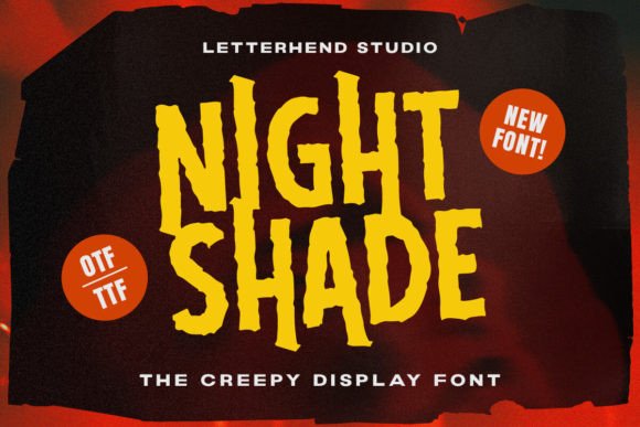 Night Side Display Font for Bold Web Headers