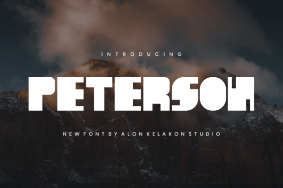 Peterson: A Magical Display Font for Editorial Design