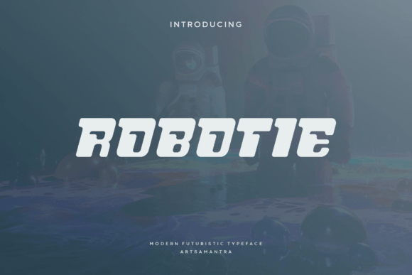 Robotie: The Futuristic Display Font for Tech Brands