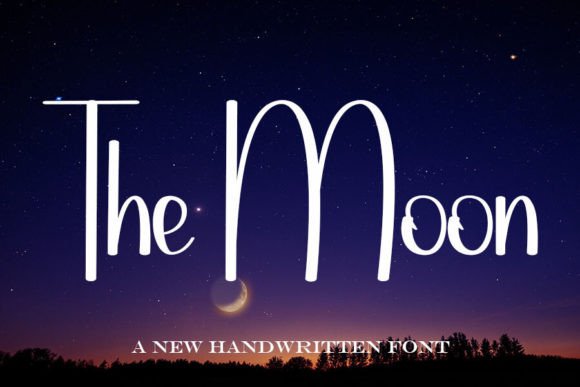 The Moon: A Handwritten Display Font for Campaigns