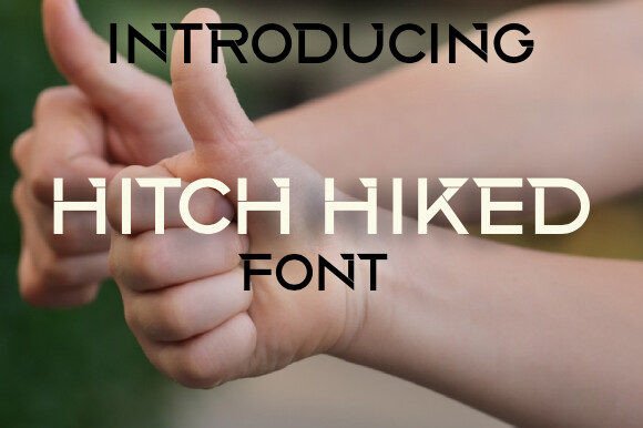 Upgrade Your Brand with the Hitch Hiked Display Font