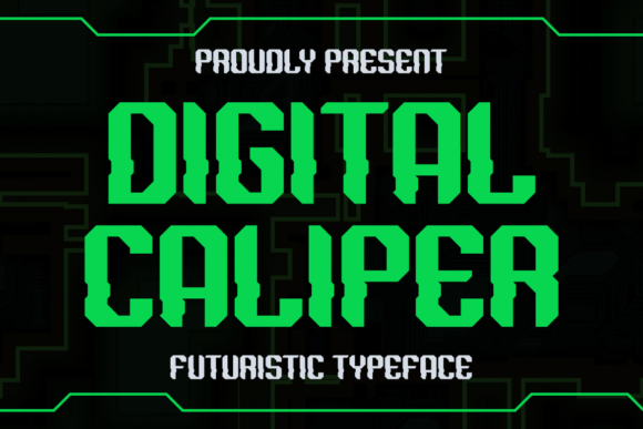 Using Digital Caliper for Futuristic Brand Identity