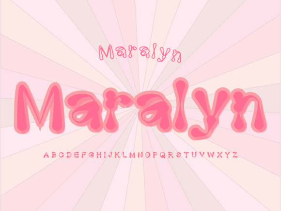 Using Maralyn Typeface for Whimsical Brand Identity
